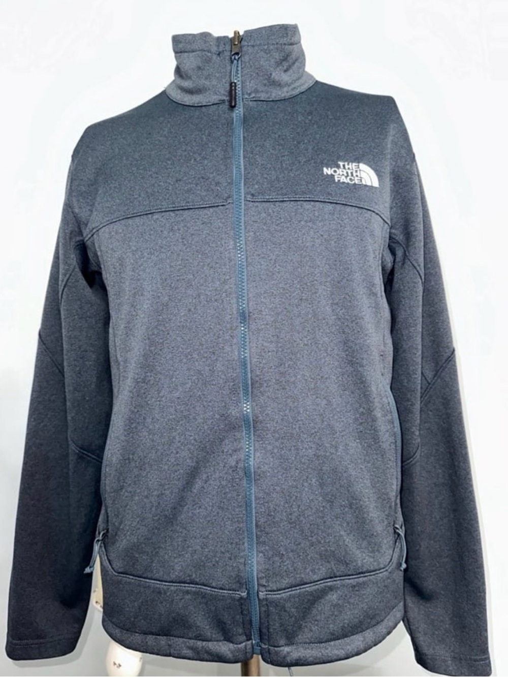 The North Face Men's Heather Charcoal Full-Zip Jacket